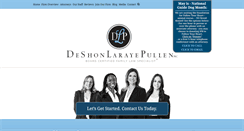 Desktop Screenshot of deshonpullenlaw.com